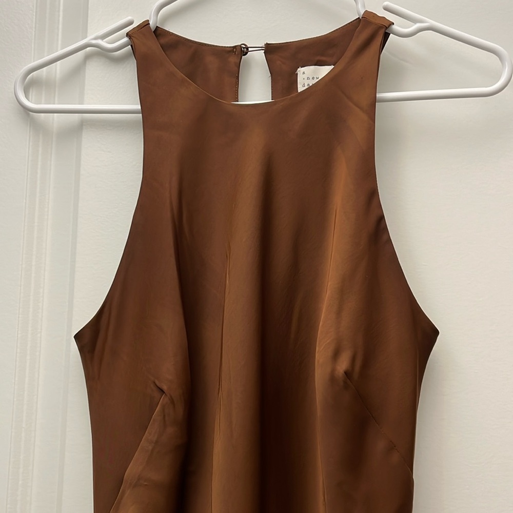A new day ✨ Copper high neck tank dress